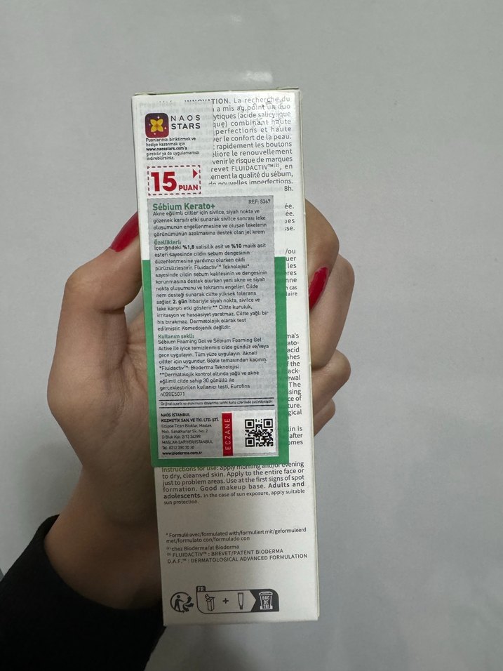 Bioderma Sebium Kerato Nemlendirici Jel Krem 30 ml - Görsel 5