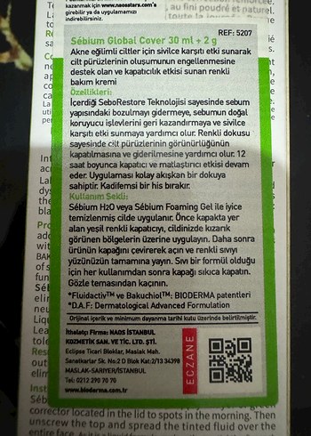 Bioderma Sébium Global Cover - Görsel 8