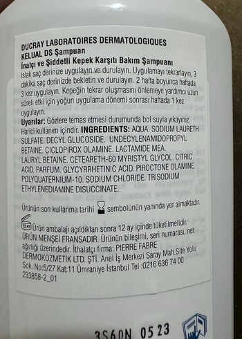 Ducray Kelual DS Şampuan - Görsel 7