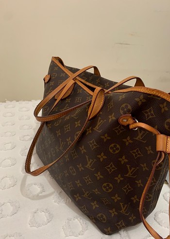 Louis Vuitton Kahverengi Deri Klasik Kadın Çanta
