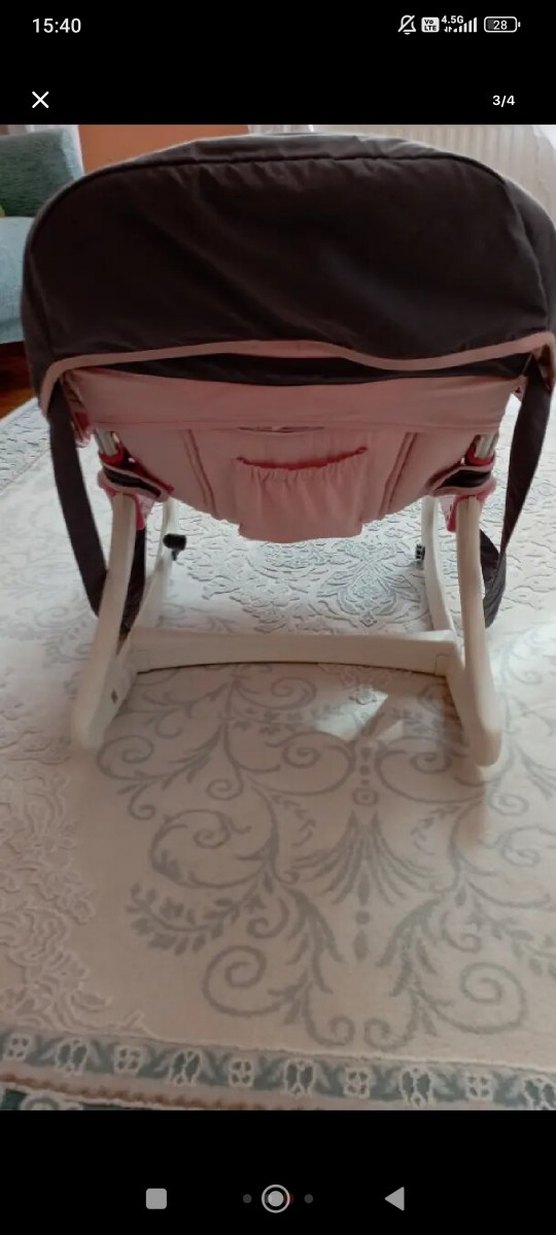 Pembe Pastel Renkli Çocuk Sandalyesi - Görsel 2