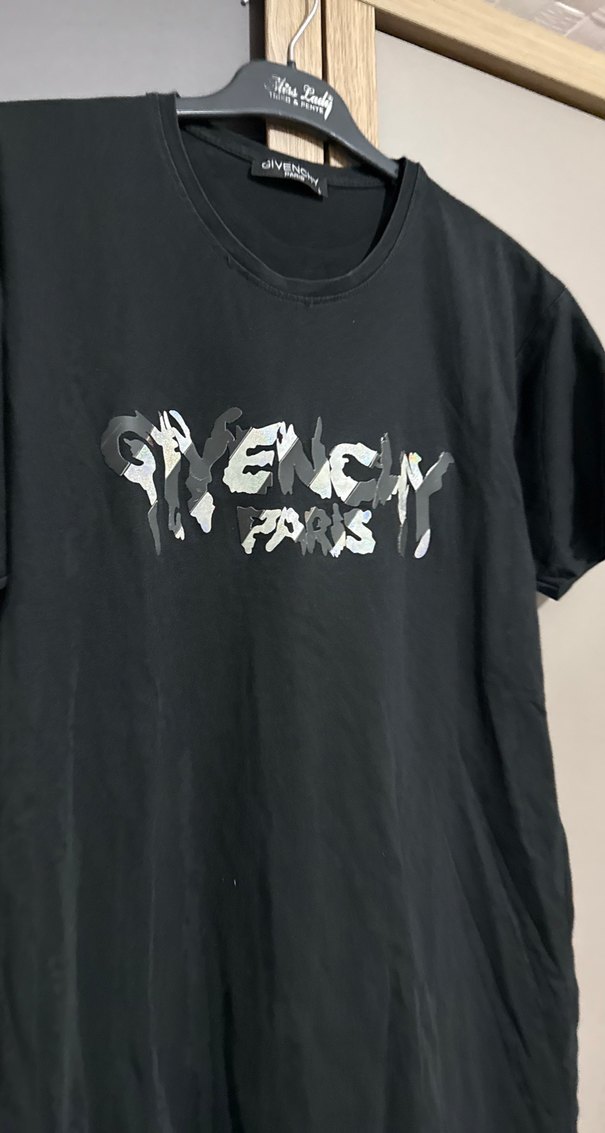 Siyah Baskılı Erkek Tişört - Görsel 2