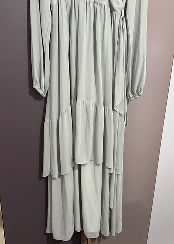 Uzun V Yaka Elbise - Görsel 2