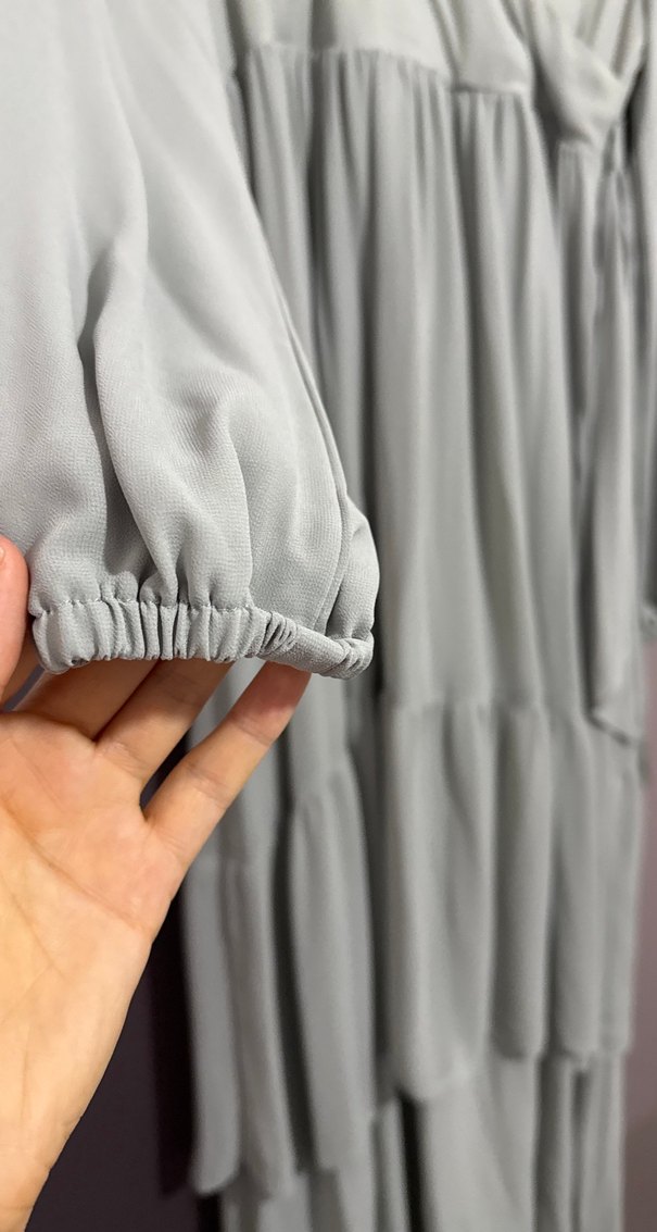 Uzun V Yaka Elbise - Görsel 3