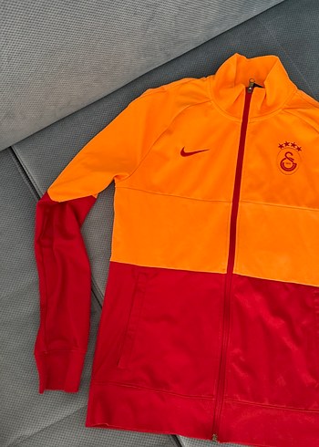 Nike Galatasaray Kırmızı Turuncu Fermuarlı Ceket - Görsel 2