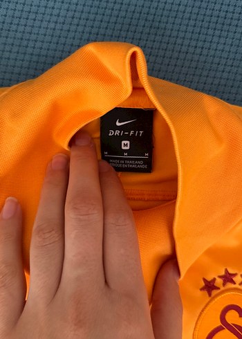 Nike Galatasaray Kırmızı Turuncu Fermuarlı Ceket - Görsel 4