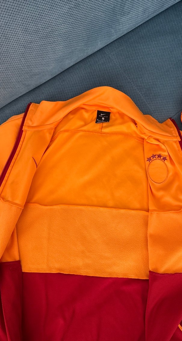 Nike Galatasaray Kırmızı Turuncu Fermuarlı Ceket - Görsel 5