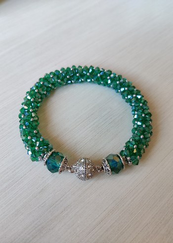 Mint yeşili Boncuklu Bohem Bileklik - Görsel 2