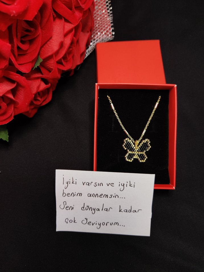 Miyuki kelebek kolye - Görsel 2