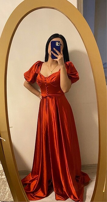 Şifon abiye elbise - Görsel 2