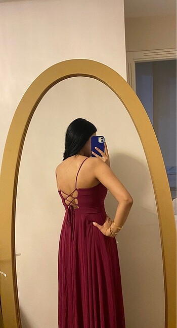 Askılı Abiye Elbise - Görsel 2