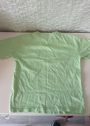 Zara Zara Erkek Çocuk Yeşil Baskılı Kısa Kollu Tişört