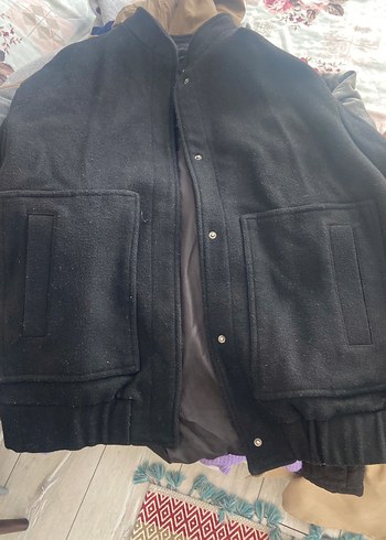 Zara kaşe bomber siyah ceket
