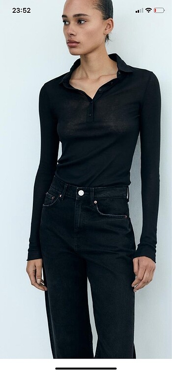 Zara Zara yüksel bel mom fit jean