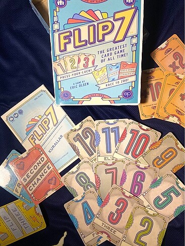 FLIP 7 kart oyunu kutu oyunu