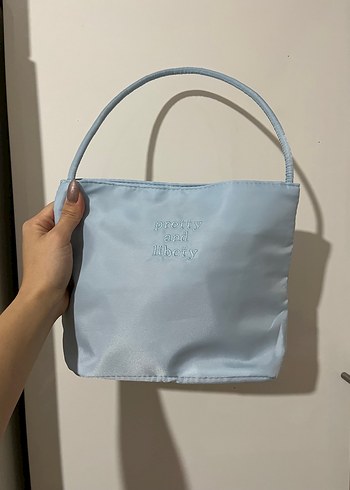 Mavi Minimalist Kadın El Çantası