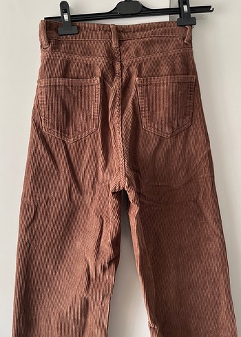 Kahverengi Kadife Pantolon - Görsel 3