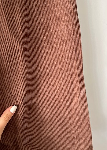 Kahverengi Kadife Pantolon - Görsel 4