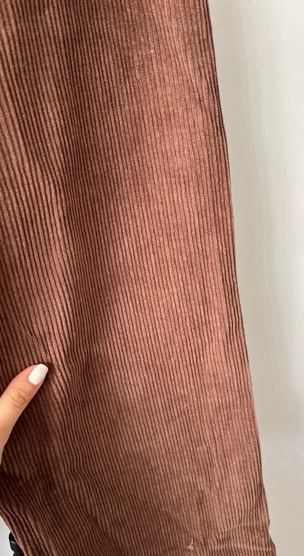 Kahverengi Kadife Pantolon - Görsel 4