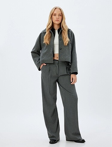 Zara Kaşe Crop Ceket