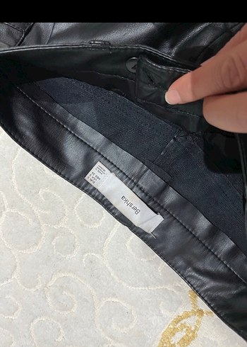 Bershka deri pantolon - Görsel 3