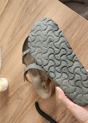 Birkenstock Birkenstock Bej Bohem Tarzı Kemerli Terlik