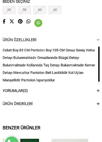38 Beden yeşil Renk Ahel Tasarım Tunik Takım