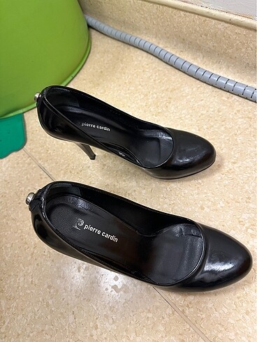 Pierre Cardin Pierre cardin siyah 10 cm topuklu ayakkabı