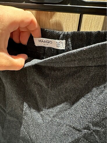 40 Beden Mango gri pantolon
