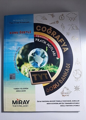 tyt miray yayınları coğrafya soru bankası