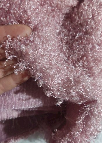 Parlak Pembe sakallı kürk - Görsel 3