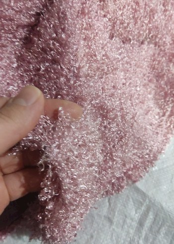 Parlak Pembe sakallı kürk - Görsel 5