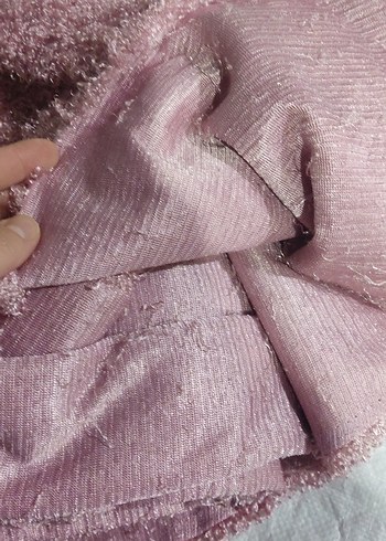 Parlak Pembe sakallı kürk - Görsel 2