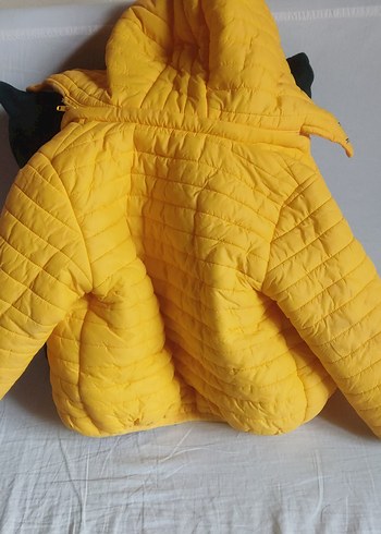 Sarı 2 yaş çocuk montu - Görsel 2