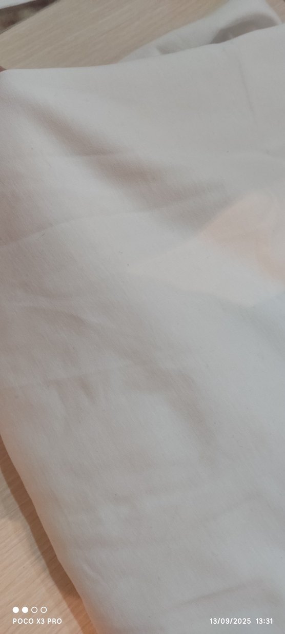 Beyaz Dizyapmaz Penye Kumaş - Görsel 3