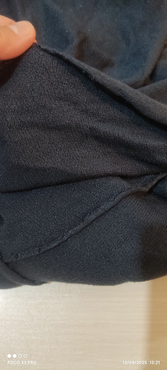 Siyah Triko kumaş - Görsel 3