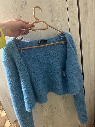 Crop hırka