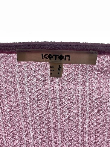 l Beden pembe Renk Koton Bluz %70 İndirimli.