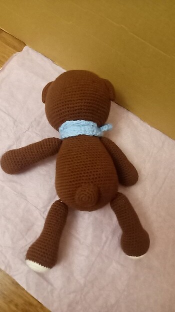 Ayı örgü oyuncak - Görsel 2