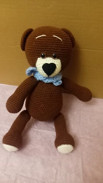 Ayı örgü oyuncak - Görsel 3