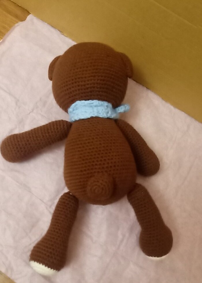 Ayı örgü oyuncak - Görsel 2