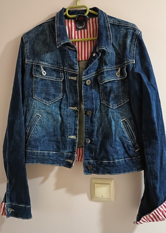 Kot ceket. Beden 40. Çok iyi durumda. - Görsel 4