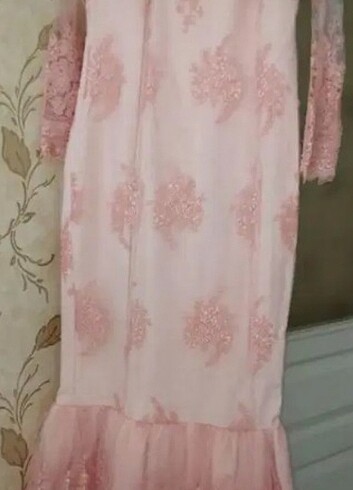 Düğün elbise. nişan elbisesi. Abiye elbise. Beden 38-40 uyumlu. - Görsel 2