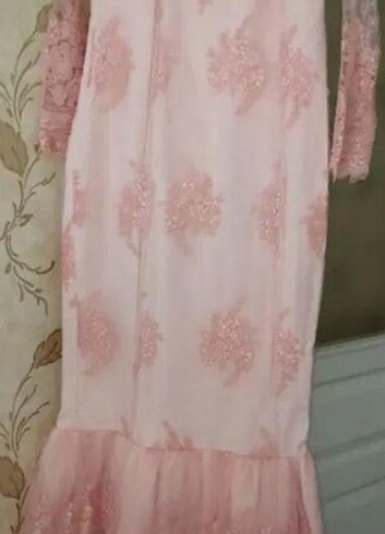 Düğün elbise. nişan elbisesi. Abiye elbise. Beden 38-40 uyumlu. - Görsel 3