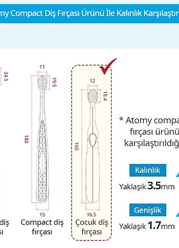 Atomy çocuk diş fırçası 2 adet - Görsel 5