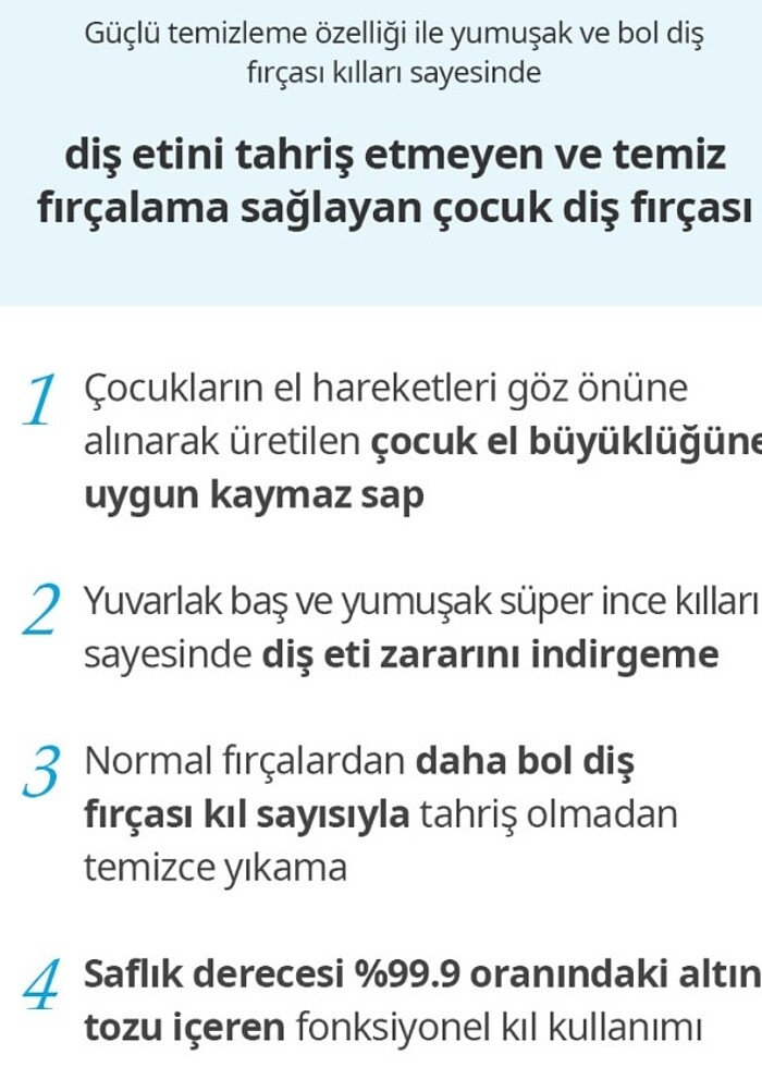 Atomy çocuk diş fırçası 2 adet - Görsel 4