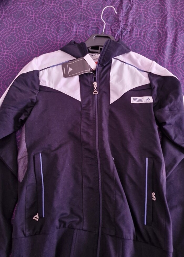 Adıdas fermuarlı sweatshirt/ CEKET. BEDEN S.YENI - Görsel 3