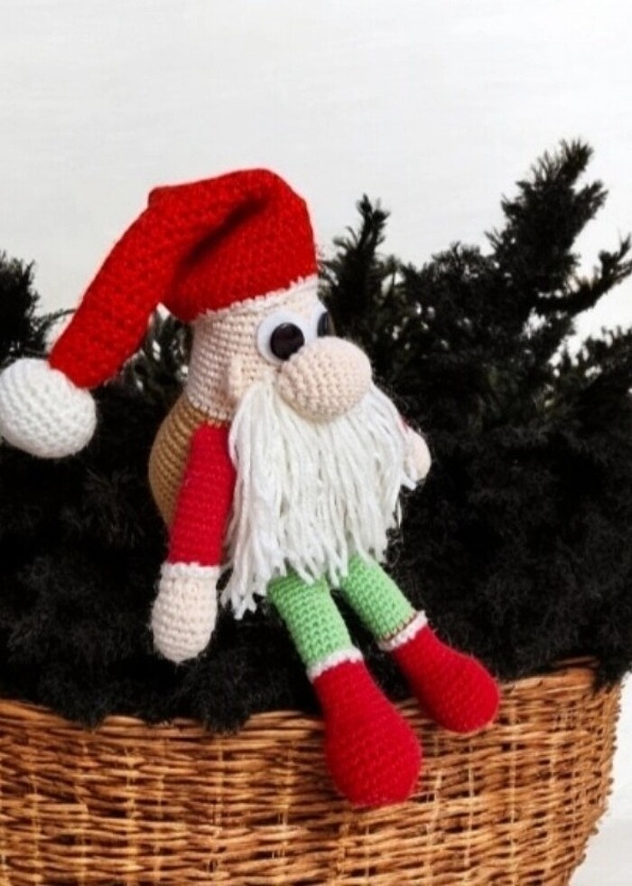 Yeni yıl cücesi adet fiyatı( el yapımı, ben öruyorum oyuncak) - Görsel 2