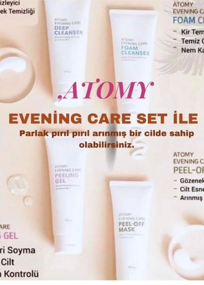 Atomy Evening Care 4lu bakim seti (Güney Kore) - Görsel 3