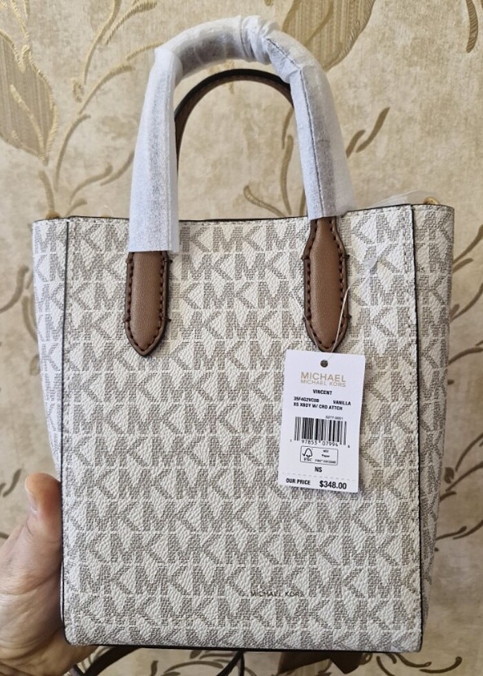 Michael Kors Vincent Logolu Saffiano. Orijinal - Görsel 5